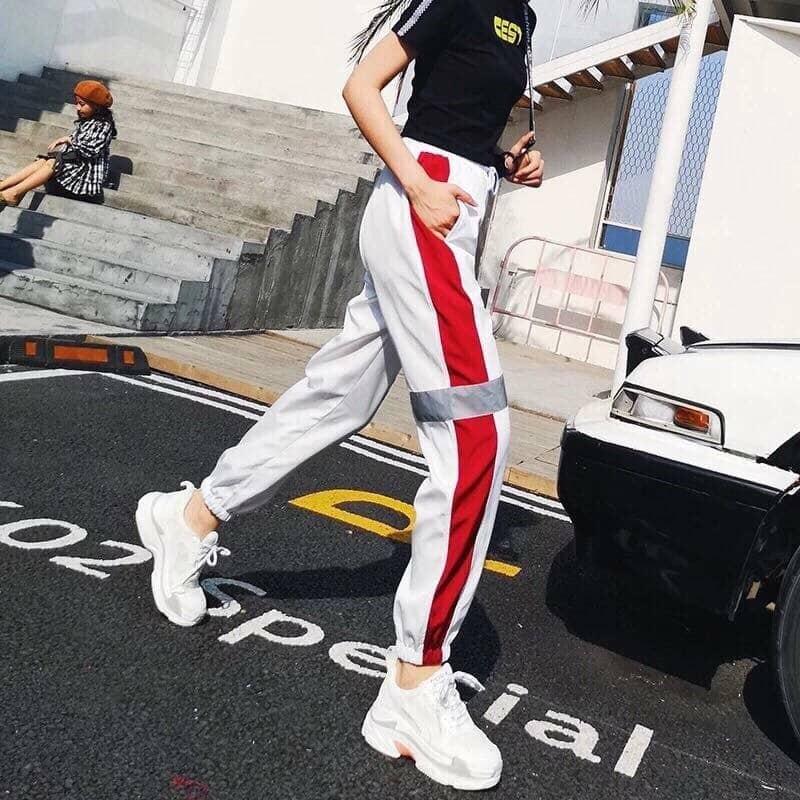 [HCM]Quần Jogger Nam Nữ Viền Phản Quang