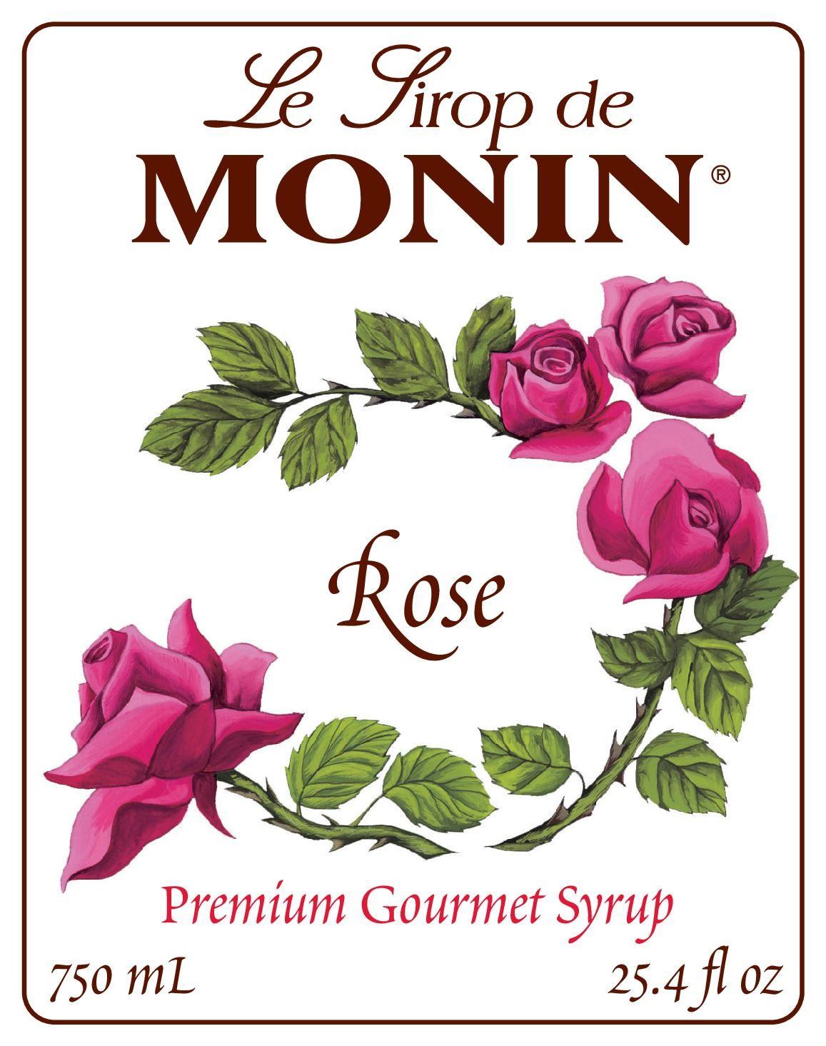 Syrup Monin Rose (Hoa Hồng) Chai 700ml