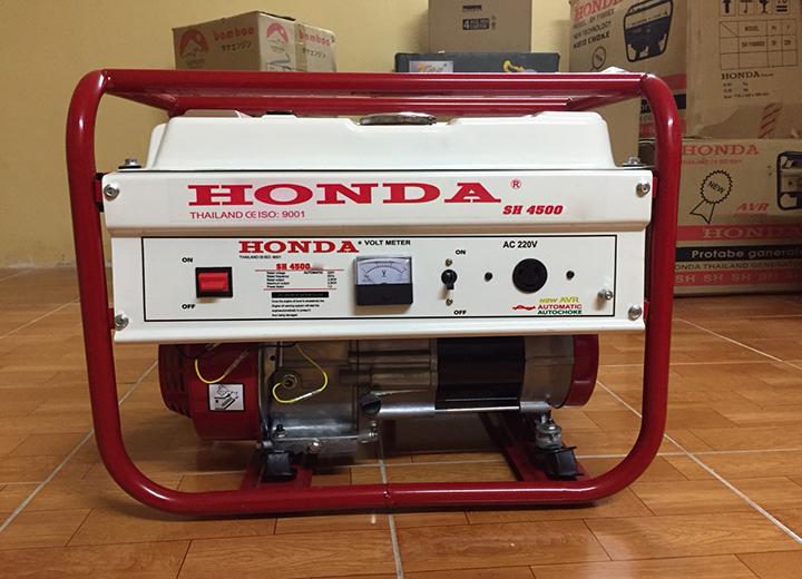 Máy phát điện honda SH 4500C le gió tự động  AVR chạy xăng_giật tay_2.8kw