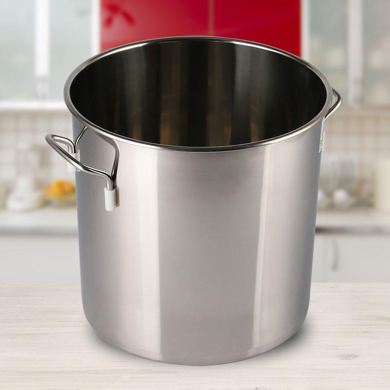 Dày Bếp Từ Nồi Nấu Canh Nước Xô Tròn Chậu Inox