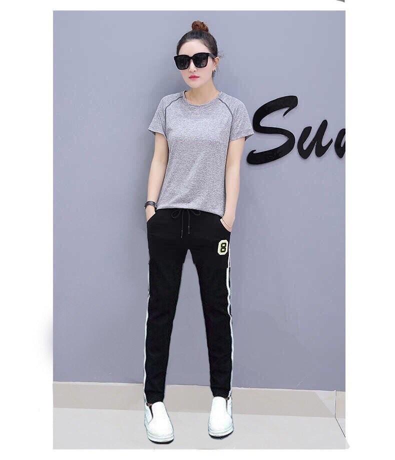 Sét bộ đồ thể thao đốm thêu cao cấp