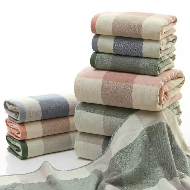 Không In Tiếng Nhật 100% Cotton Người Lớn Nhanh, Khăn Tắm Khăn Mặt