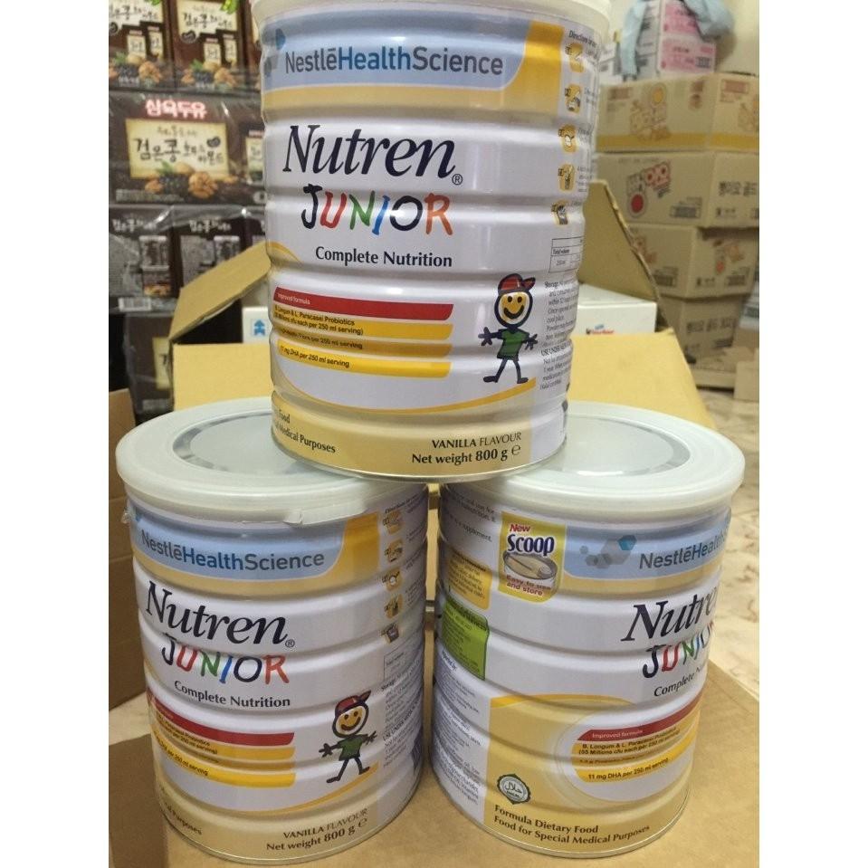 Sữa nutren junior tăng cân cho bé hộp 800g