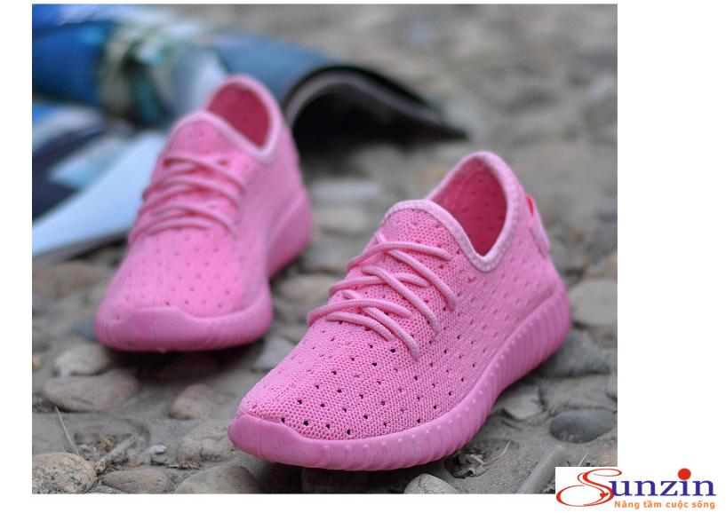 Giày sneaker nữ thoáng chân TVC2 (hồng) size từ 35-40