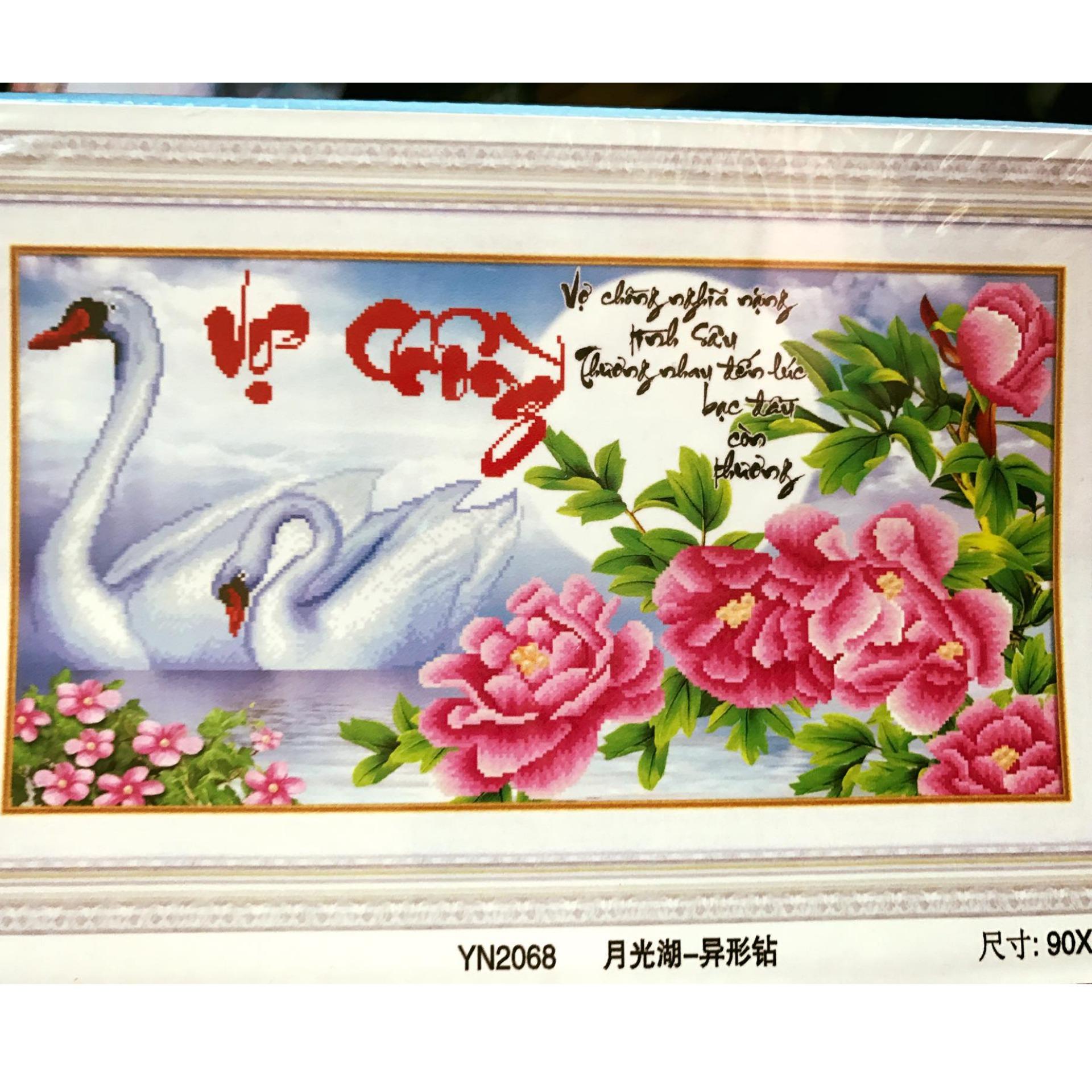 Tranh đính đá Vợ chồng YN2068-Ngọc Thịnh