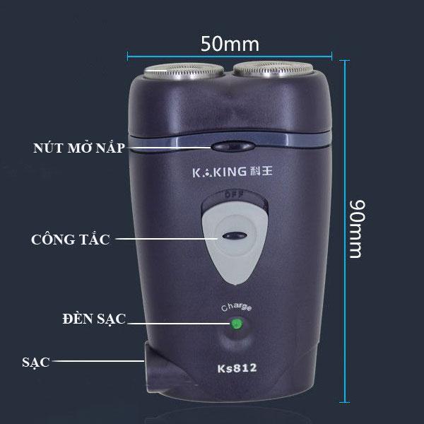 [HCM]Máy cạo râu KAKING  FS812 Hàng cao cấp-Đảm bảo chất lượng