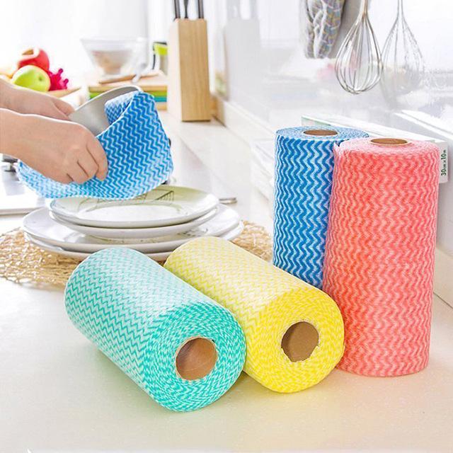 [HCM]Khăn Lau Đa Năng 50 chiếc/cuộn
