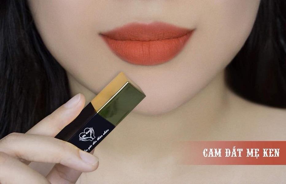 [HCM]SON KEM GẤC DỀN MẸ KEN COMBO 1 SON 1 DƯỠNG MÀU CAM ĐẤT-CHẤT SON LỲ BỀN MÀU AN TOÀN TƯƠI MƯỚT MÔI