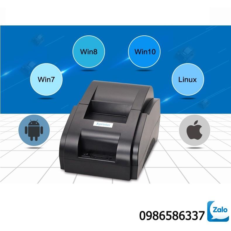 Máy in hóa đơn K58 máy in hóa đơn mini máy in bill K58 máy in mini Xprinter XP-58iih