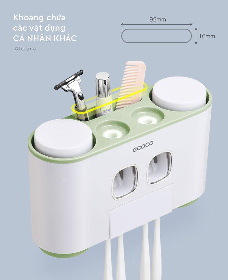 Dụng cụ treo bàn chải lấy kem tự động ECOCO 9168