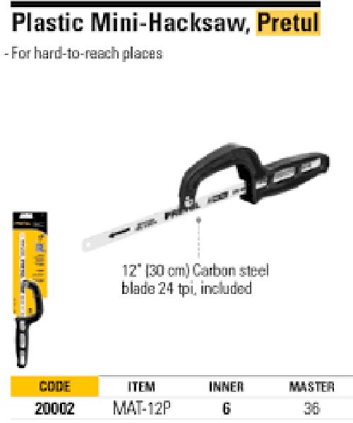 [HCM]Cưa sắt 12in/305mm  Pretul - 20002