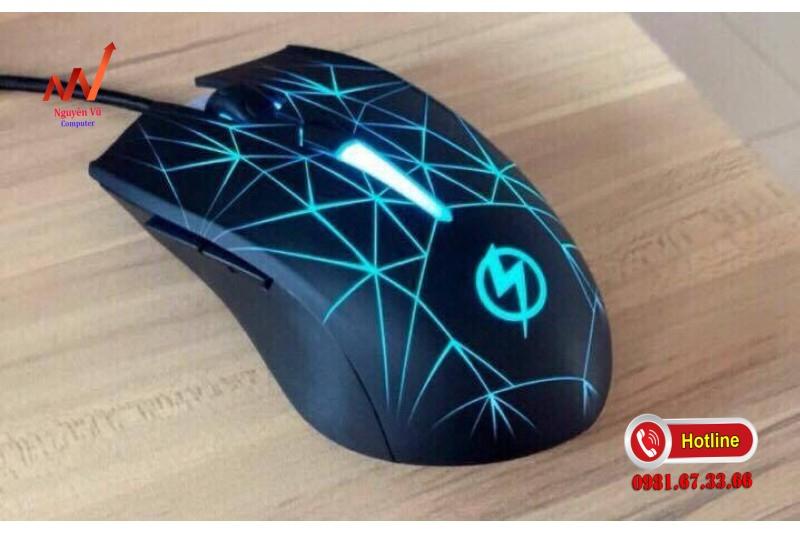 Chuột Lightning GX-688 Diamond (Led Kẻ Sọc)