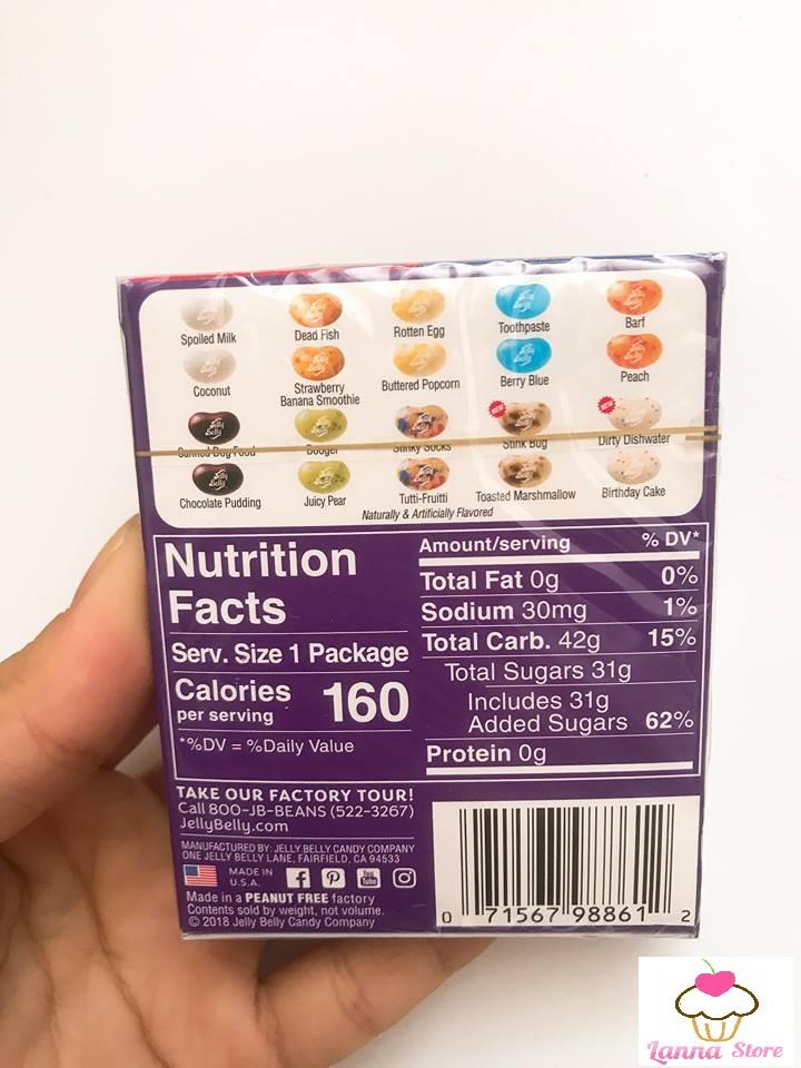 【HÀNG CHUẨN MỸ MÙA 6】Kẹo thối thúi Jelly Belly Bean Boozled Mỹ hộp 45 gr