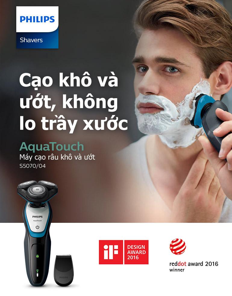 Máy cạo râu Philips S5070 (Đen) (Series 5000 - S5079)