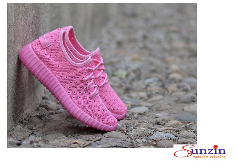 Giày sneaker nữ thoáng chân TVC2 (hồng) size từ 35-40