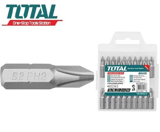 Total - TAC16PH213 Bộ mũi vít bake 20 chi tiết