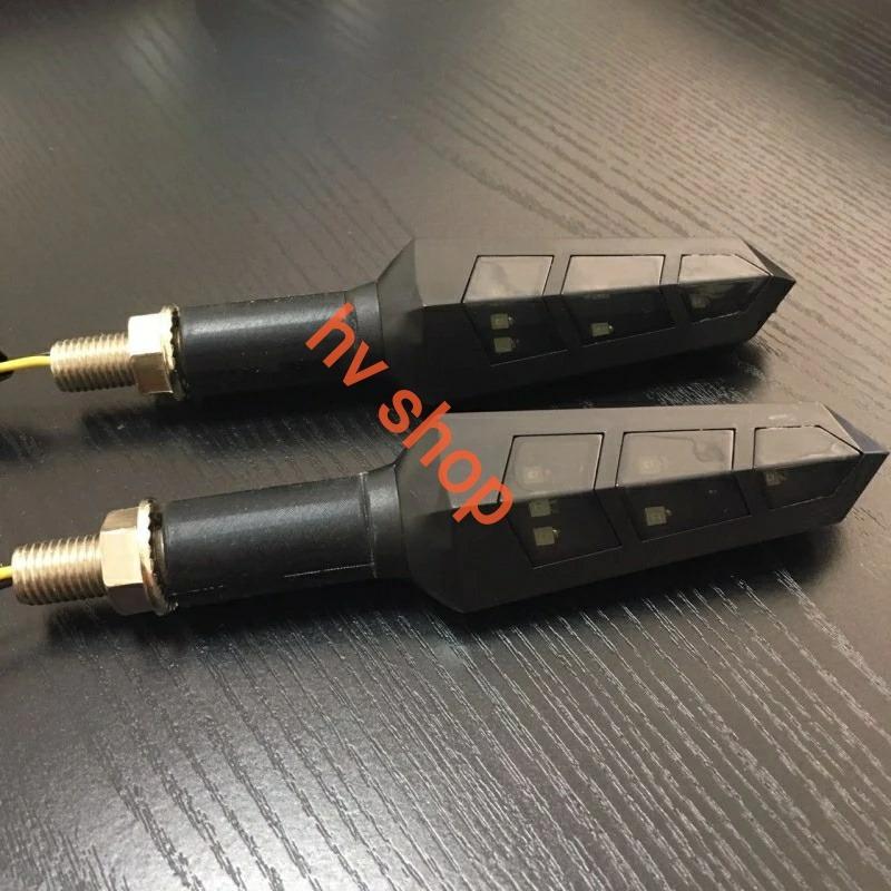 xinhan xe may Bộ 2 Đèn Xi Nhan Xe Máy HV1 ( sáng đỏ ) ( 1 cặp )
