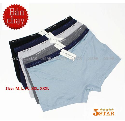 Combo 5 Quần Sịp Đùi Muji Xuất Nhật Chất Lụa Cao Cấp