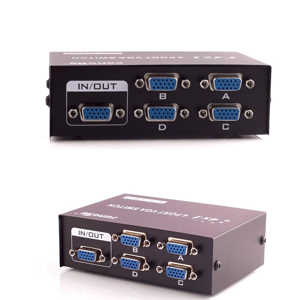 Bộ gộp VGA 4 vào 1 ra (4 Port VGA Video Switch)