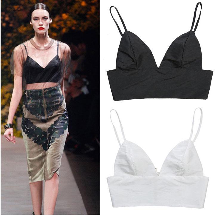 Bra satin, áo lót dài vải phi bóng  bhl1473