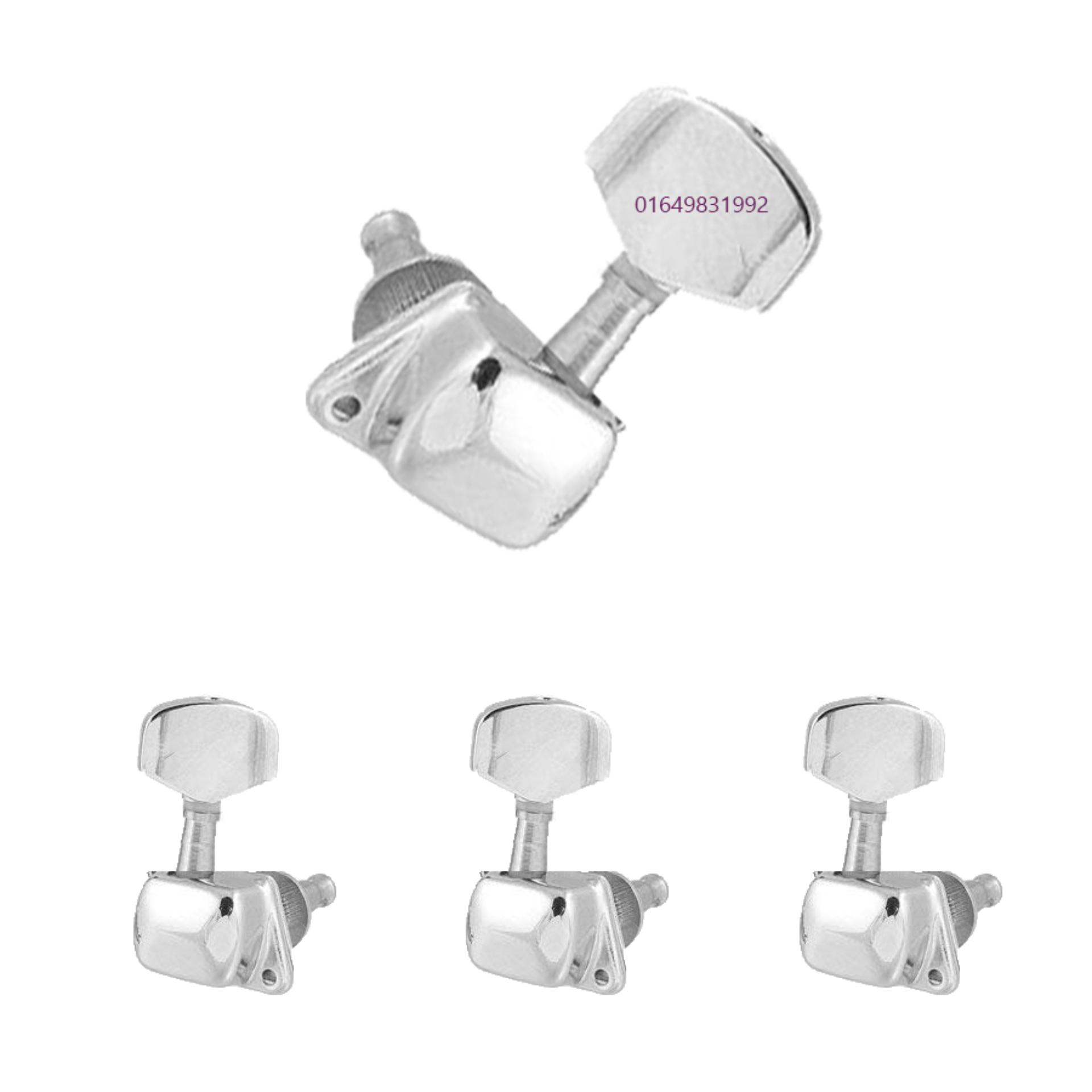1 chiếc khóa đàn guitar acoustic inox đúc rỗng (bên dây 4,5,6)