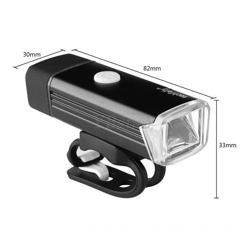 Đèn pha sạc usb Machfally 4 chế độ ánh sáng cho xe đạp