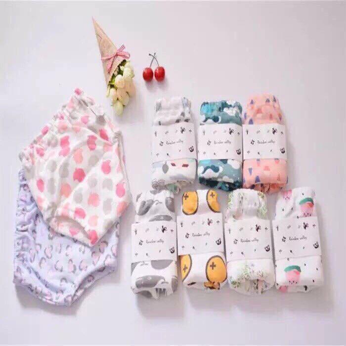 Combo 5 Quần tập bỏ bỉm cho bé 6 lớp