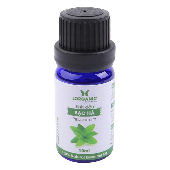 [HCM]Combo Tinh Dầu Sả Chanh Lorganic + Bạc Hà Lorganic (10ml / Chai)