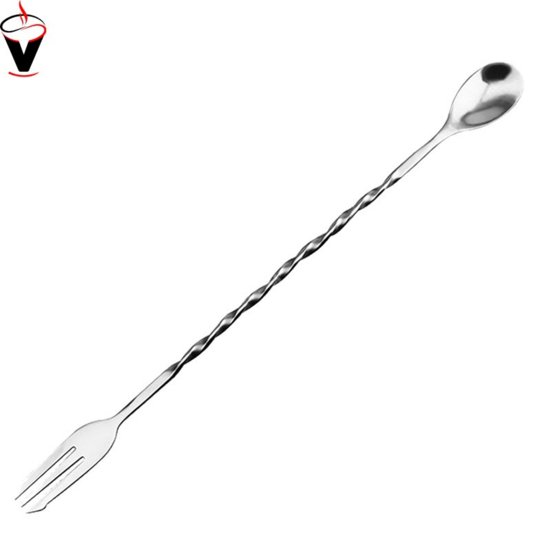 Muỗng Khuấy Inox Pha Chế Cocktail Dài 32cm