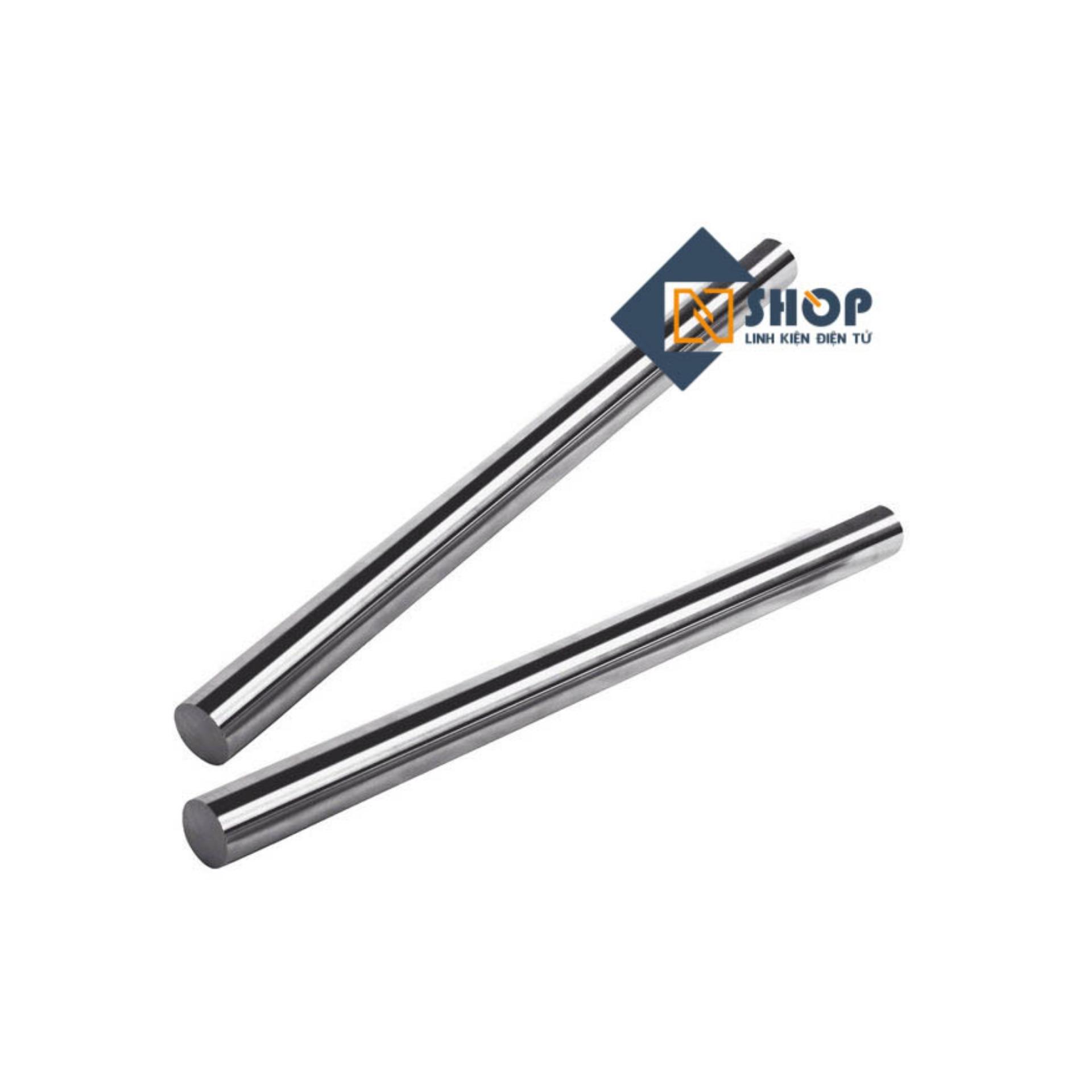 Trục trơn 8mm (ty, thanh trượt tròn) mạ crom 400mm