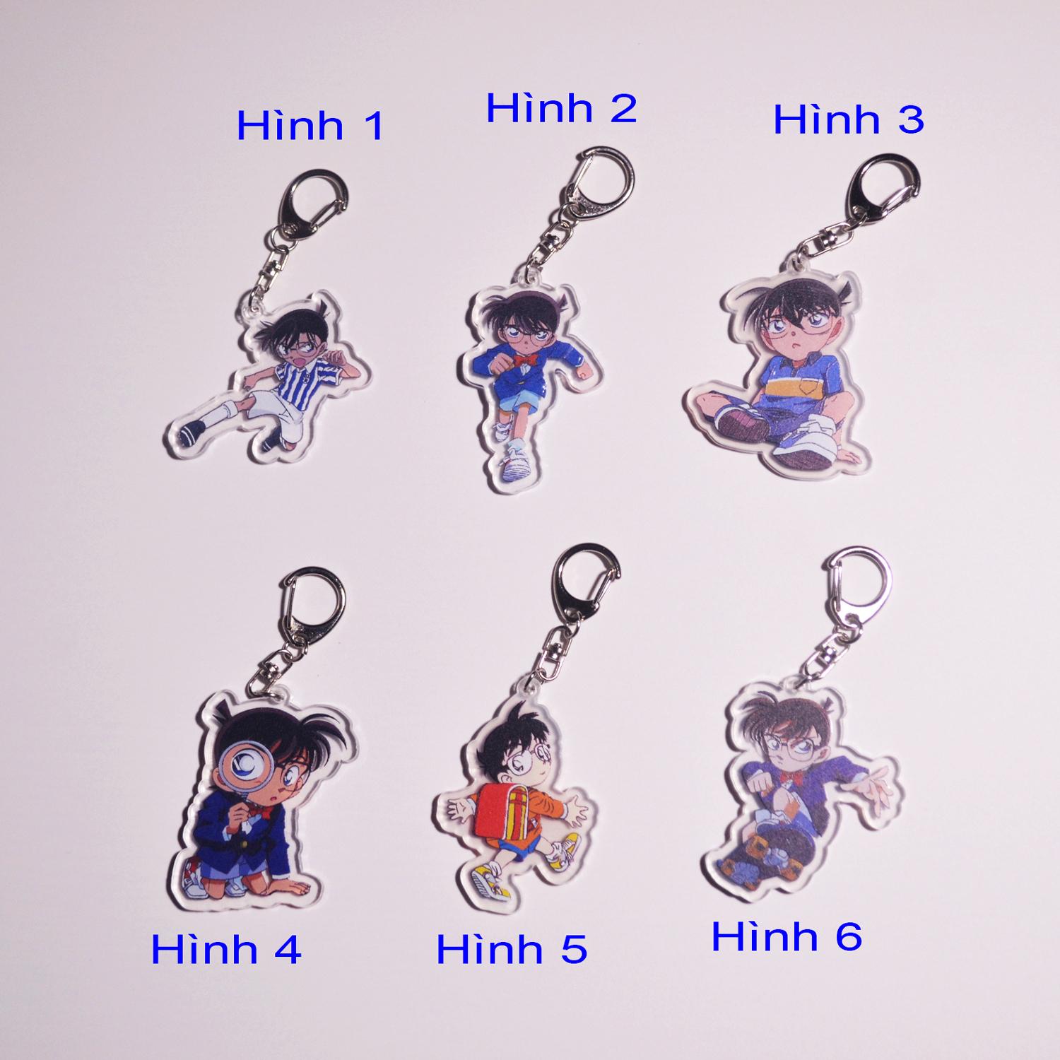 [7-11/12 VOUCHER 8%][thanh lý bán lỗ] Móc khóa Anime mica - conan [AAM] [PGN18]
