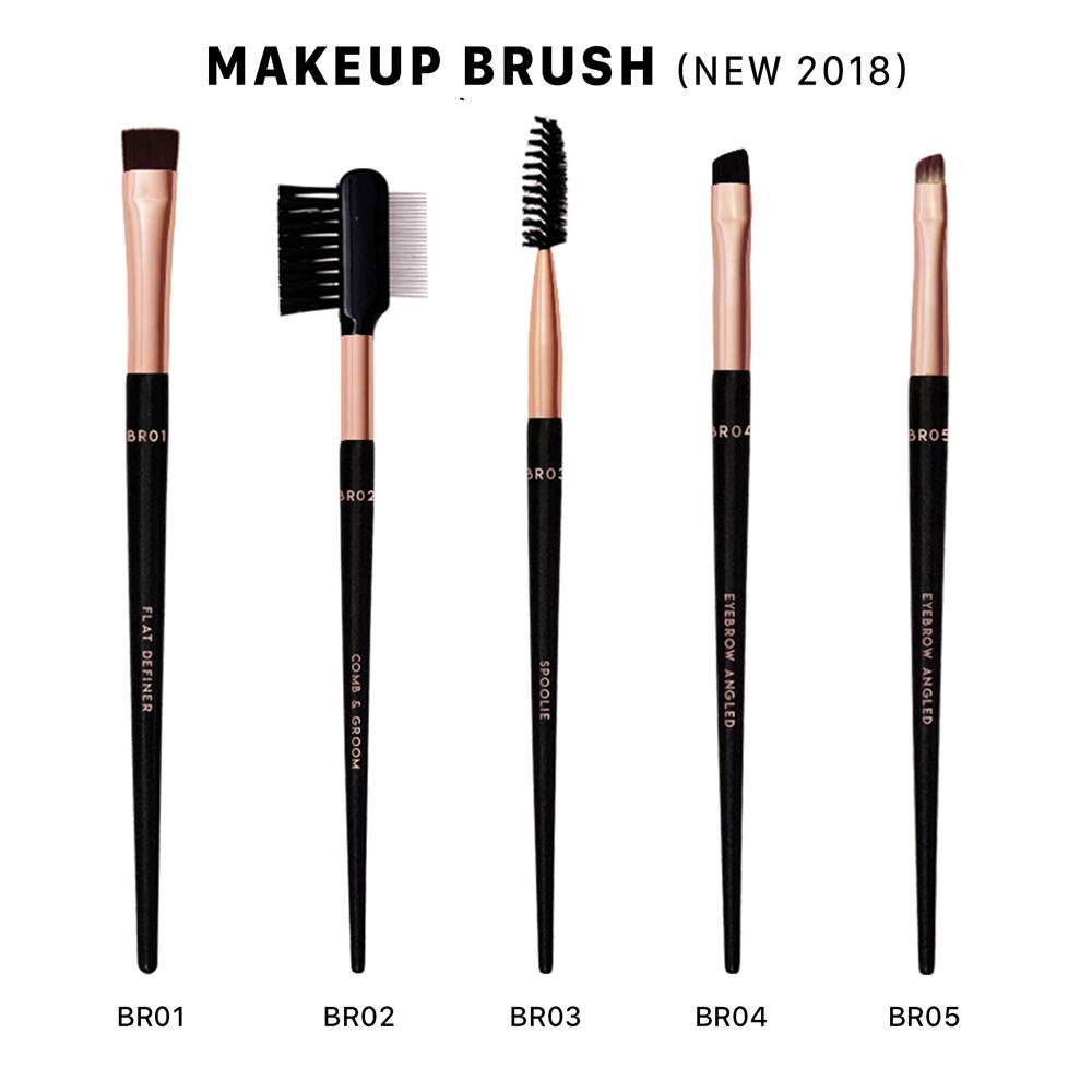 [HCM]Cọ vẽ chân mày cán dài Vacosi collection Pro-makeup BR-01