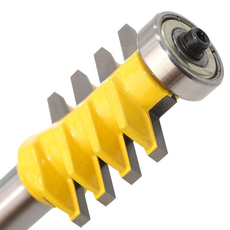 Mui soi gỗ, Mũi phay gỗ ghép răng lược, cốt 12.7mm