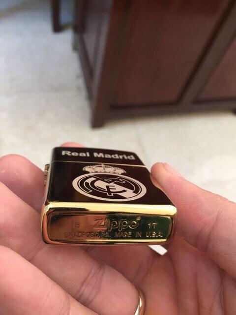 [HCM]Bật Lửa Zippo USA Logo Real Madrid