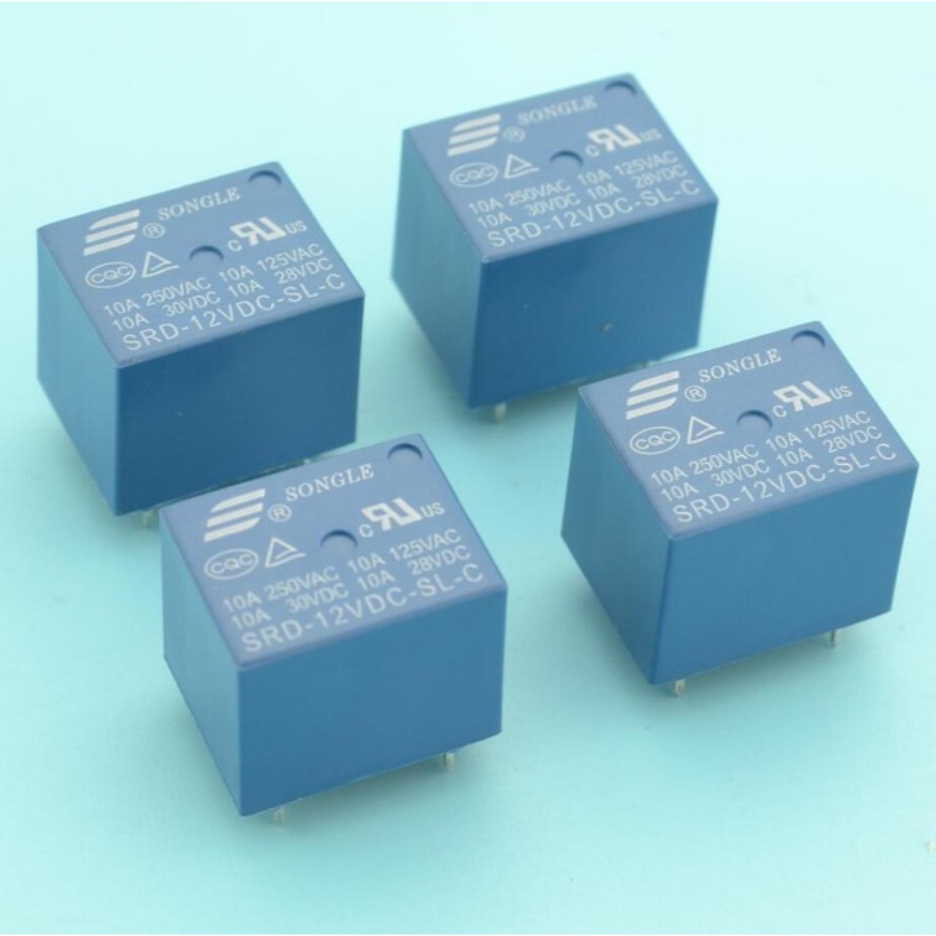 Bộ 3 Chiếc Relay Songle SRD 5P 10A 12VDC
