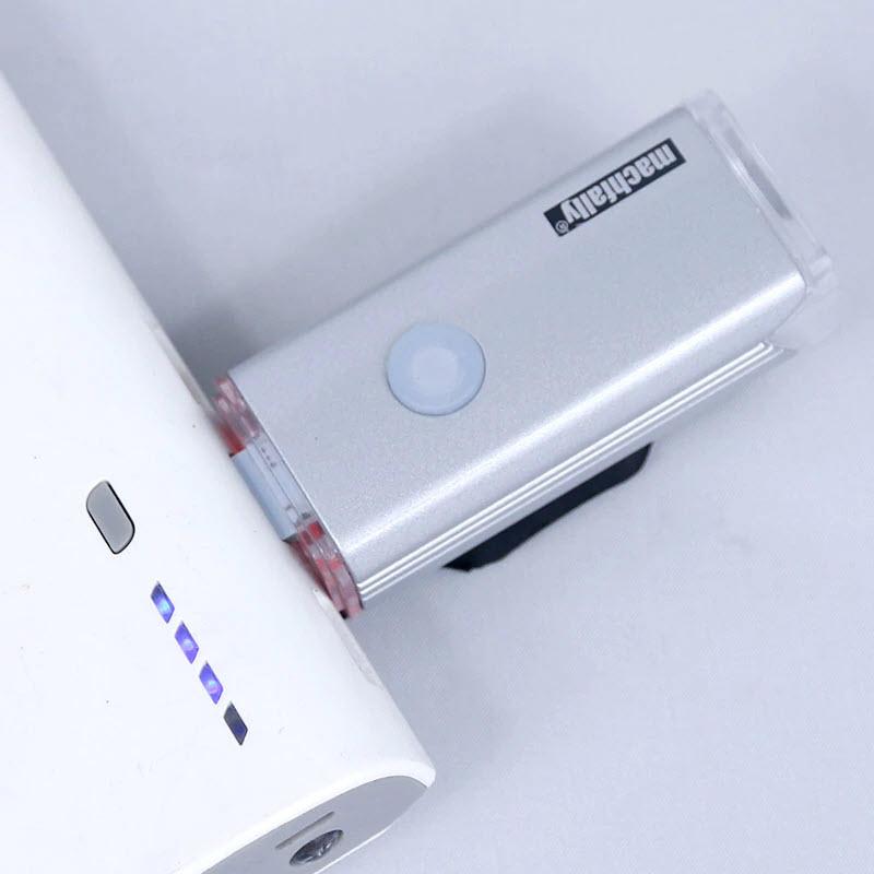 Đèn pha sạc usb Machfally Cho xe đạp