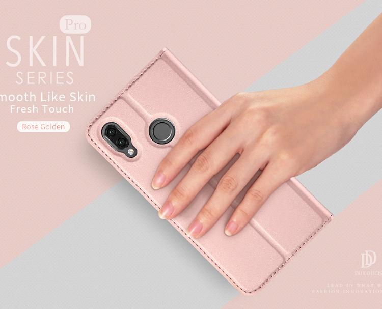 Bao Da Ducis Huawei Nova 3e Màu Hồng