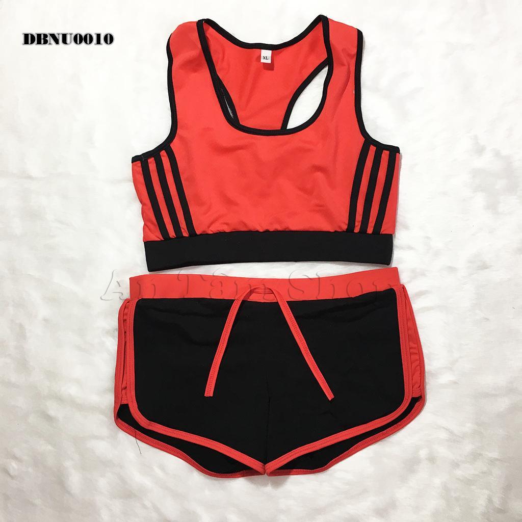 [HCM]Đồ bơi nữ màu đỏ đen