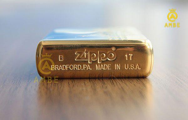 Bật lửa Zippo khắc CNC trăng trúc Z166