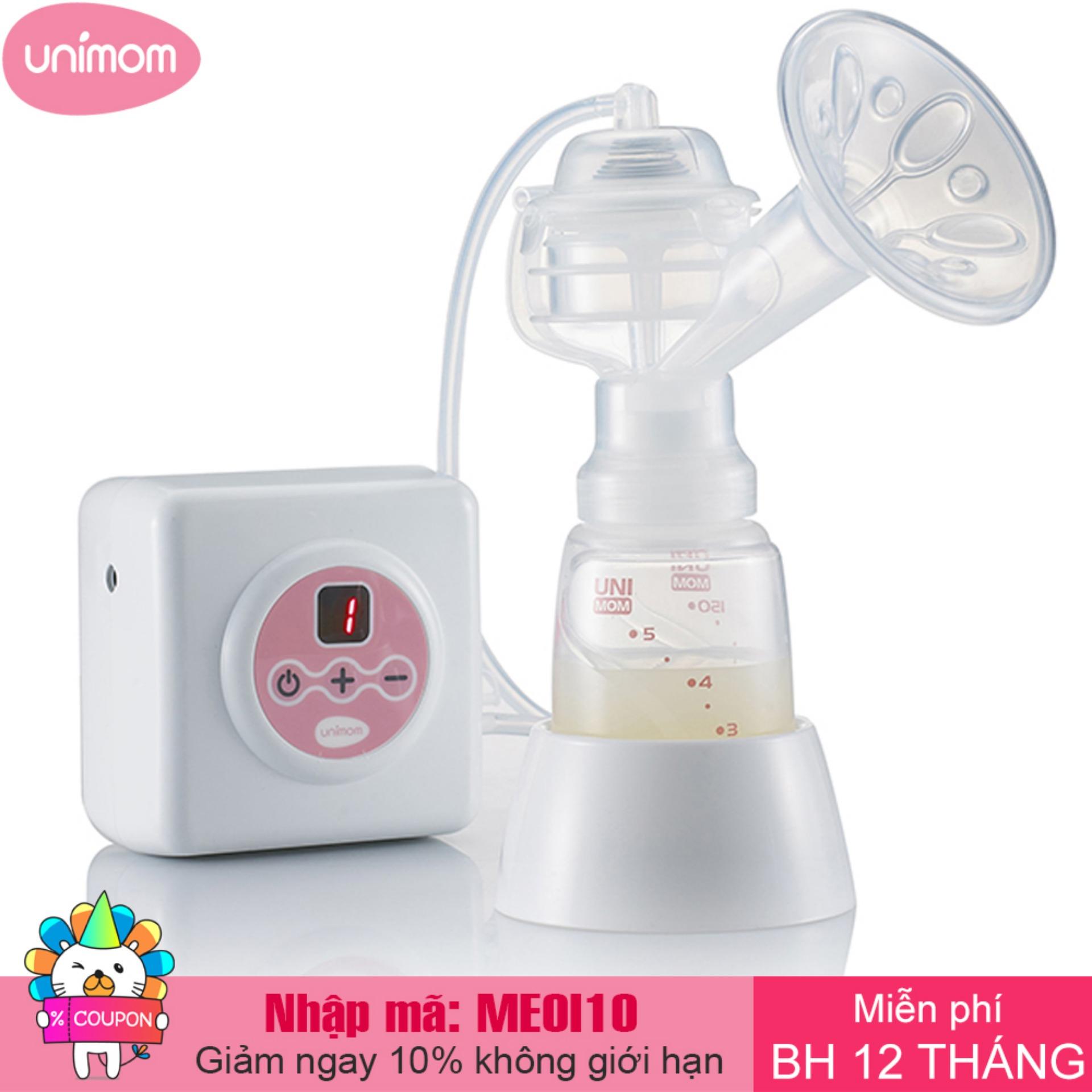 [HCM]Máy hút sữa điện đơn Allegro# - Unimom UM880106 (Trắng)