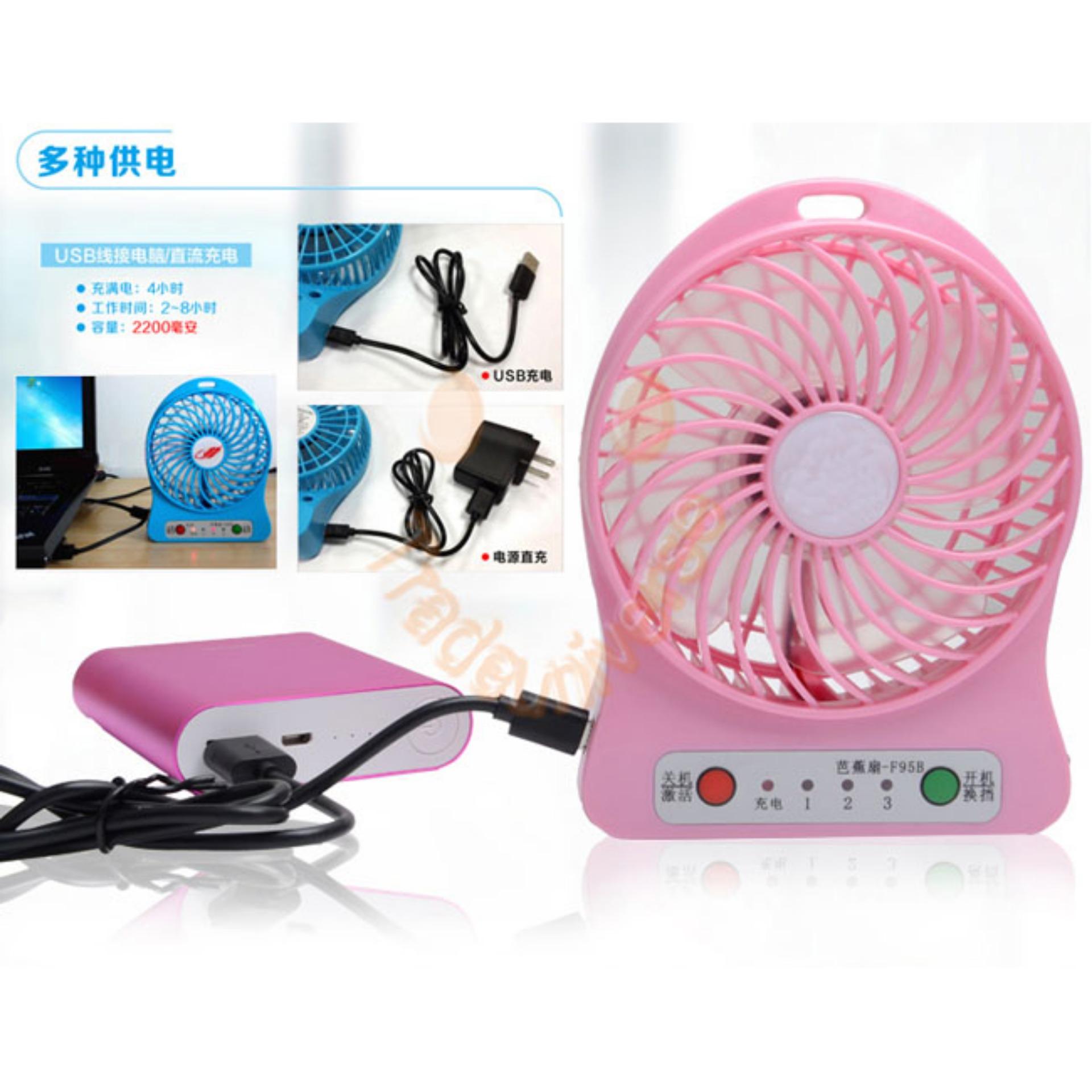 Quạt sạc mini đa năng siêu mát