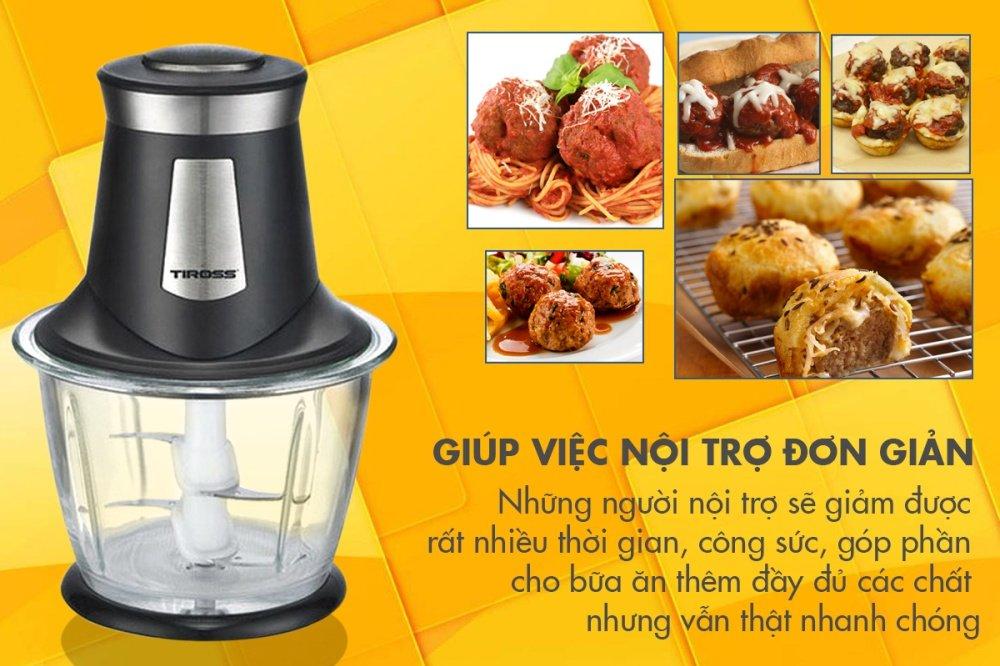 Máy xay thịt 2 lưỡi sao kép Tiross TS5248