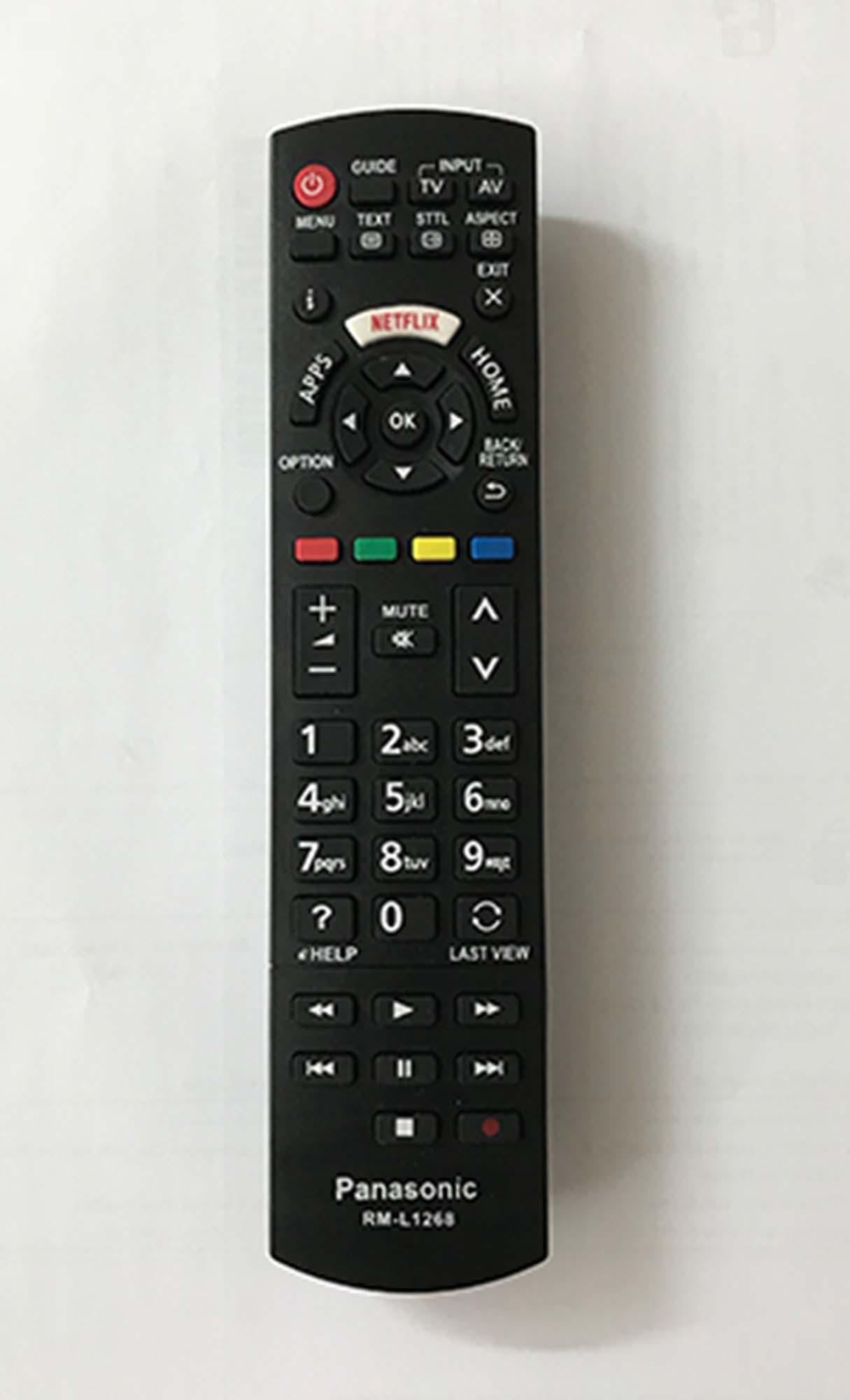 Điều khiển tivi panasonic internet RM-L1268 (đen)