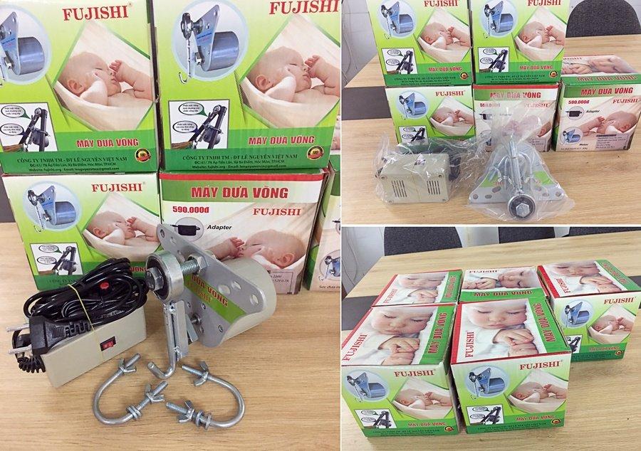 Máy Đưa Võng Tự Động em bé Fujishi VA017