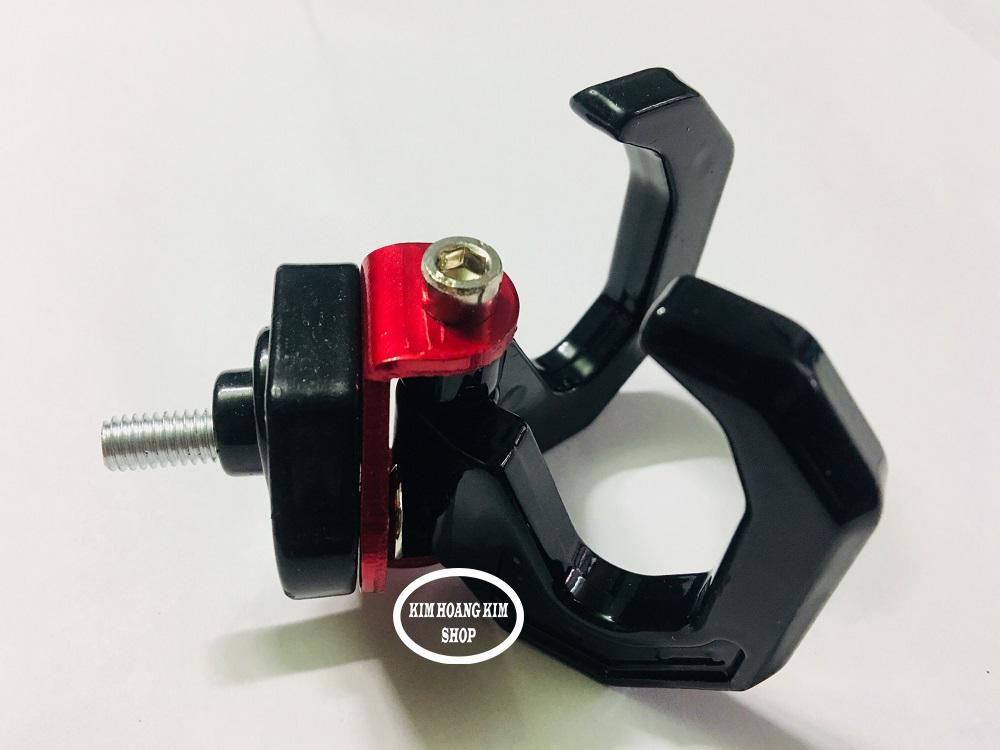 Móc treo đồ xe máy (2 móc xoay 180*) màu Đỏ