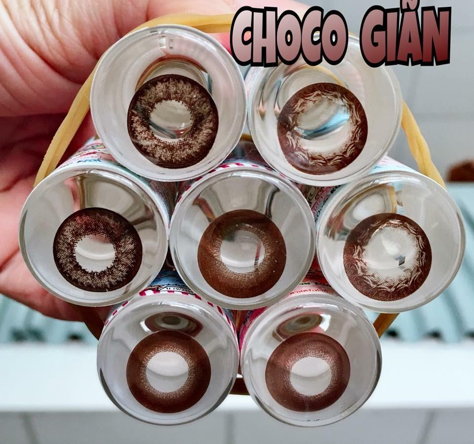 lens màu chocco khôn độ