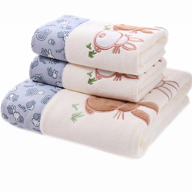 100% Cotton Khăn Mặt Hút Nước Người Lớn Khăn Tắm