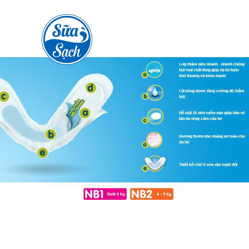 Miếng lót Sơ Sinh Huggies Newborn 1 100 miếng