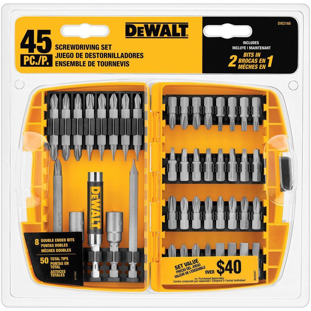 [HCM]Bộ vít Dewalt DW2166 45 món