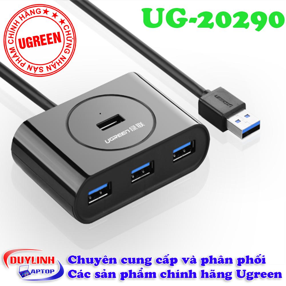 Bộ chia USB 3.0 ra 4 cổng dài 0.3m - Hub USB 3.0 Ugreen 20290